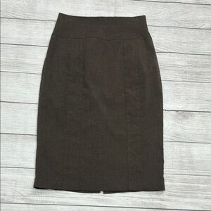 Worthington Brown Knee-Length Pencil Skirt for Work